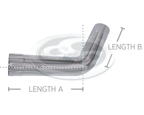 Chrome Plated Bends - Tight Radius - Plain/Expanded - 60°