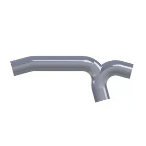 ALUMINISED 5" Y-JUNCTION (Y-PIPE) - KENWORTH K104