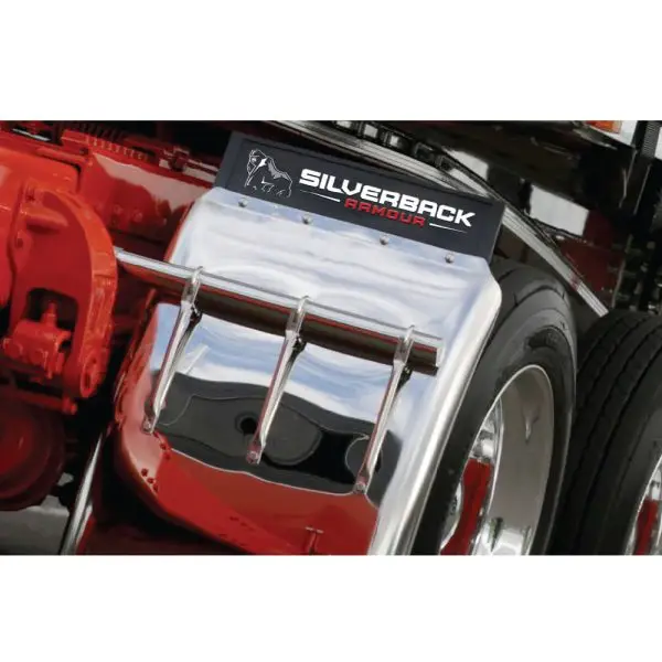 SMOOTH QUARTER FENDER- TRI ARM STYLE WITH 24" WIDE & 30" LENGTH (304SS) - Image 3