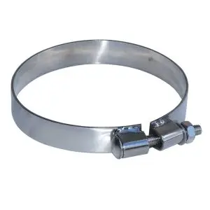 7" INCH OD POLISHED STAINLESS STEEL MOUNTING RING