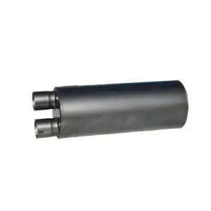 10" ROUND x 26" BARREL LENGTH x 3" IN/OUT SAME END - BAFFLED SILENCER / MUFFLER